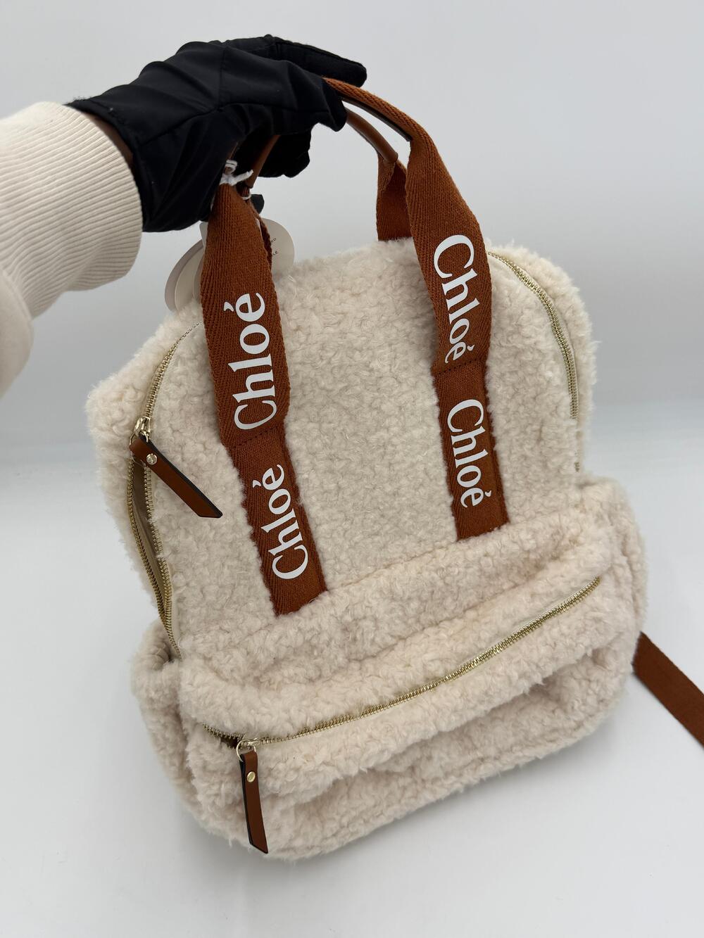 Chloe Shearling Backpack - Picture 6 of 10